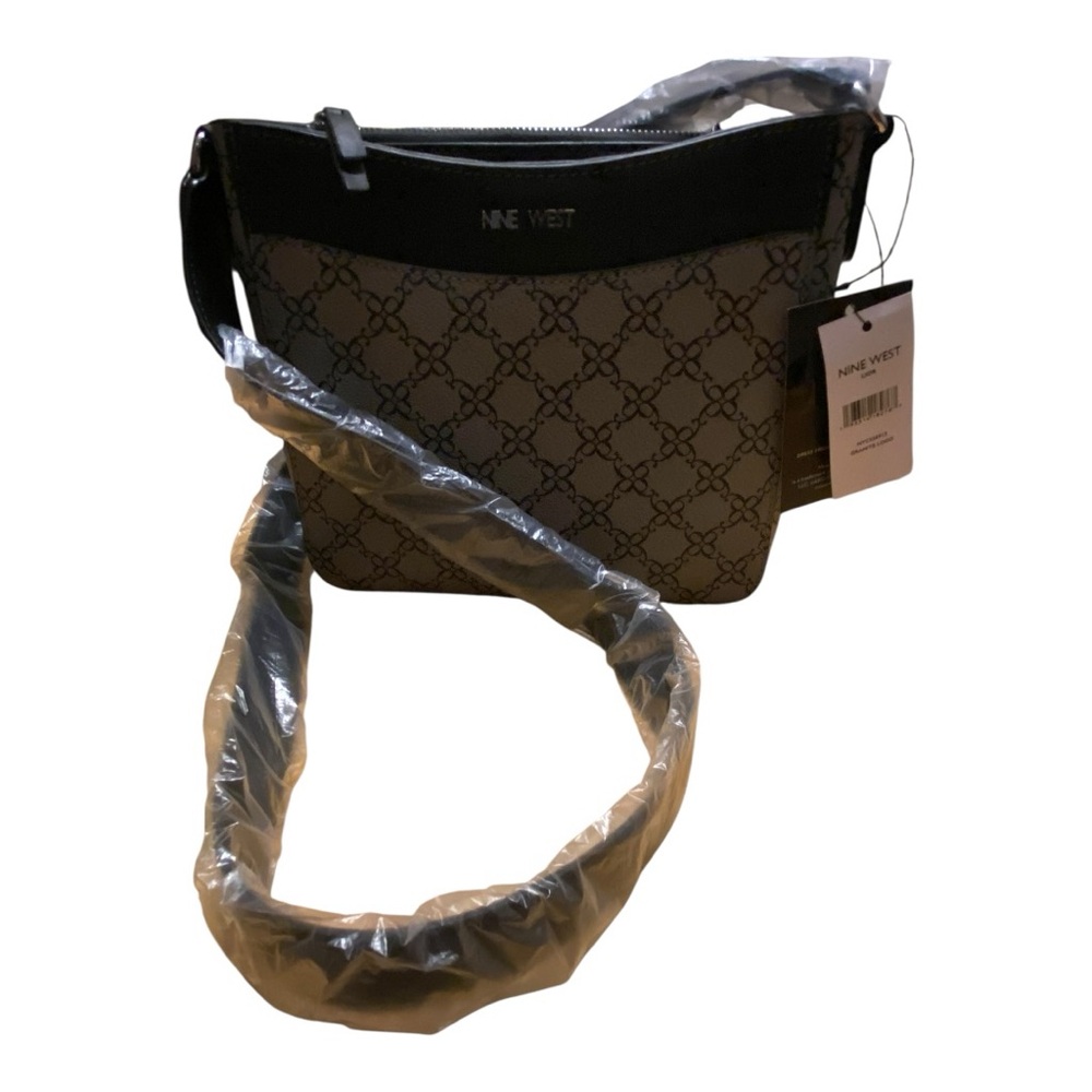 Nine West Elegant Black and Gray Crossbody Bag - Picture 2 of 8